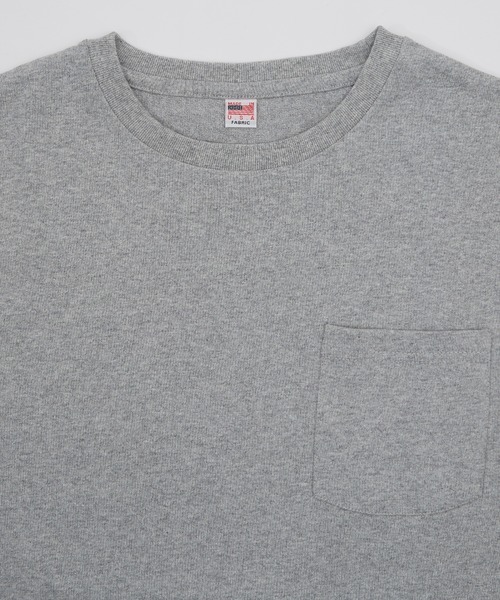 improves（インプローブス）の「USAコットン 半袖 ポケTEE（Tシャツ/カットソー・メンズ・グレー/ブラック/カーキ/ネイビー/ベージュ/ホワイト・LARGE/MEDIUM）」の18枚目の写真