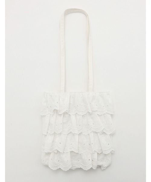 Little sunny bite(リトルサニーバイト)の「bear lace bag(ショルダーバッグ・レディース・ホワイト/ブラック/ピンク・FREE)」の4枚目の写真