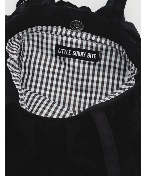 Little sunny bite(リトルサニーバイト)の「bear lace bag(ショルダーバッグ・レディース・ホワイト/ブラック/ピンク・FREE)」の15枚目の写真