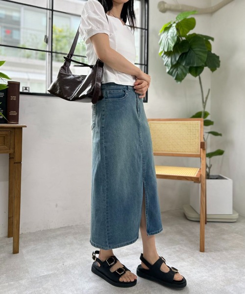 mebole(メボレ)の「バルーンオープンネックトップ(Tシャツ/カットソー・レディース・ブラック/ホワイト・FREE)」の20枚目の写真