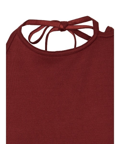 Ameri（アメリ）の「MEDI DIMENSIONAL KNIT TANK（タンクトップ・レディース・ブラック/ホワイト/レッド・FREE）」の22枚目の写真