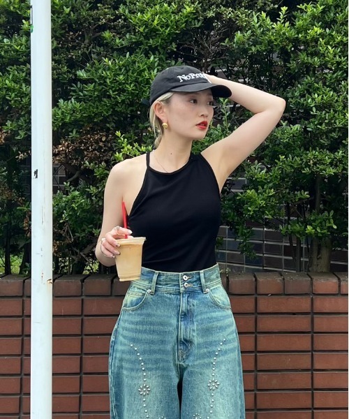 トップス Ameri MEDI DIMENSIONAL KNIT TANK セール】MEDI DIMENSIONAL KNIT TANK（タンクトップ）｜Ameri