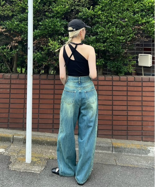 セール】MEDI DIMENSIONAL KNIT TANK（タンクトップ）｜Ameri
