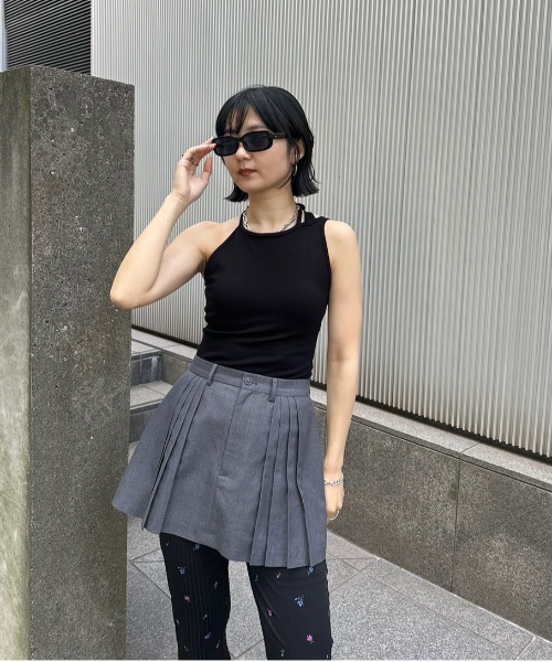 【未使用】MEDI CONCEPT LOGO KNIT TANK TOP セール】MEDI CONCEPT LOGO KNIT TANK TOP（タンクトップ