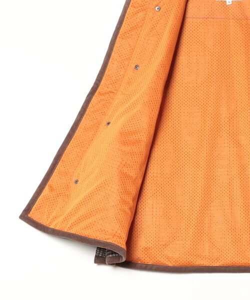 Vincent et Mireille（バンソンエミレイユ）の「Vincent et Mireille/バンソンエミレイユ RIDING VEST(PRINT) ライディングベスト(プリント) キルティングベスト（ベスト・メンズ・ベージュ・36）」の3枚目の写真