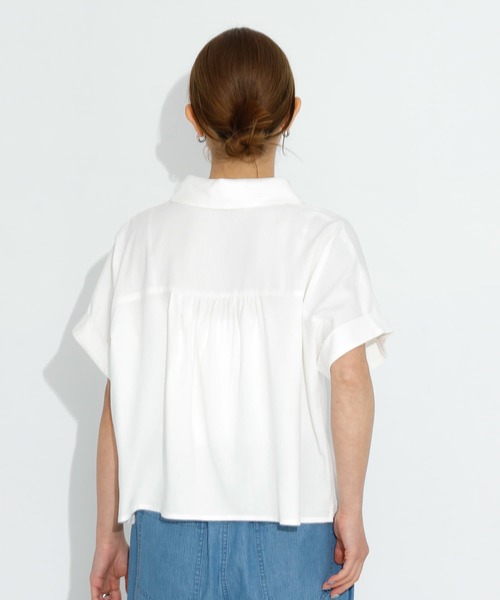 【アーバンリサーチサニーレーベル】リネン混クロップドドルマンシャツ アーバンリサーチ サニーレーベル URBAN RESEARCH Sonny Label