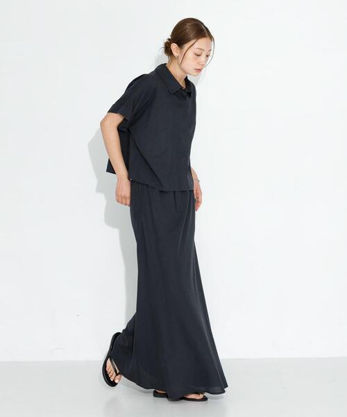 URBAN RESEARCH Sonny Label(アーバンリサーチサニーレーベル)の「リネン混クロップドドルマンシャツ(シャツ/ブラウス・レディース・オフホワイト/チャコールグレー/ベージュ・FREE)」の10枚目の写真