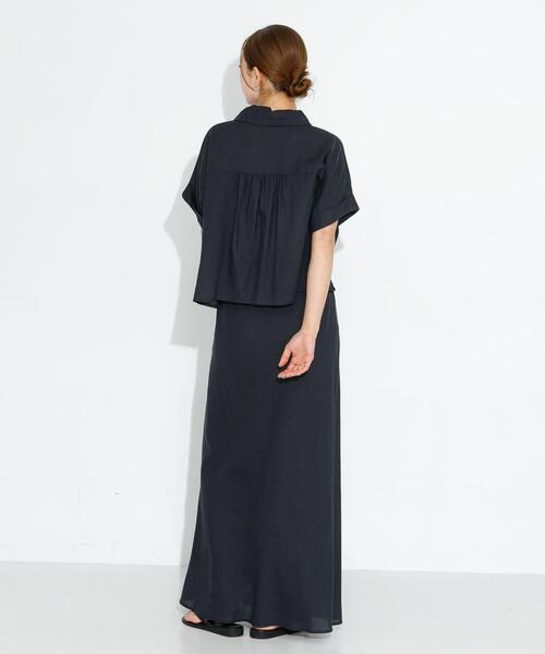 URBAN RESEARCH Sonny Label(アーバンリサーチサニーレーベル)の「リネン混クロップドドルマンシャツ(シャツ/ブラウス・レディース・オフホワイト/チャコールグレー/ベージュ・FREE)」の13枚目の写真