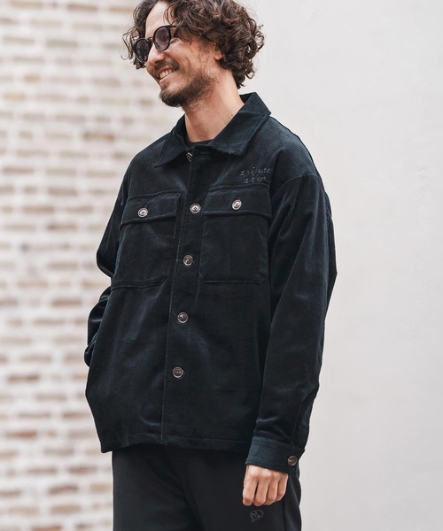 mj10862-corduroy CPO Jacket with cursive embroidery コーデュロイ mj10862-corduroy CPO Jacket with cursive embroidery コーデュロイ