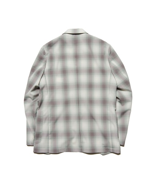 SOPHNET.(ソフネット)の「HIGH-TWIST OMBRE CHECK JACKET(テーラードジャケット・メンズ・グレー/ブラウン・2/1/3/5/4)」の5枚目の写真