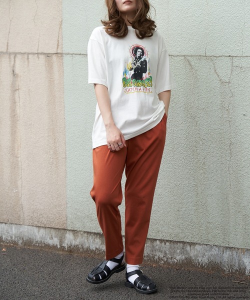 VENCEEXCHANGE（ヴァンスエクスチェンジ）の「ストレッチテーパードパンツ（その他パンツ・レディース・オレンジ系・M/L）」の6枚目の写真