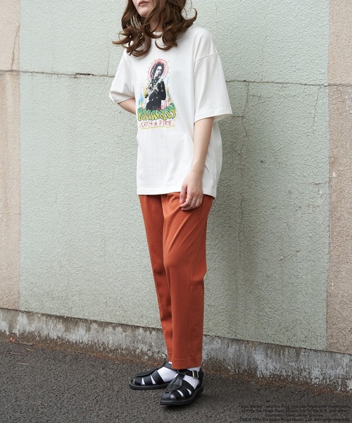 VENCEEXCHANGE（ヴァンスエクスチェンジ）の「ストレッチテーパードパンツ（その他パンツ・レディース・オレンジ系・M/L）」の5枚目の写真