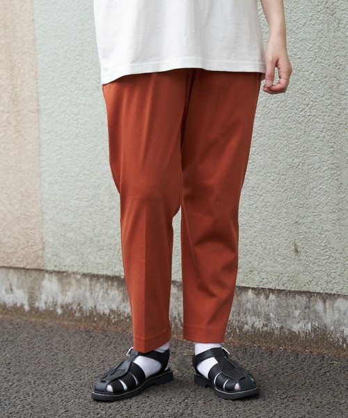 VENCEEXCHANGE（ヴァンスエクスチェンジ）の「ストレッチテーパードパンツ（その他パンツ・レディース・オレンジ系・M/L）」の2枚目の写真