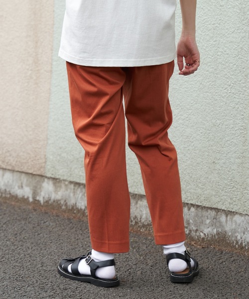 VENCEEXCHANGE（ヴァンスエクスチェンジ）の「ストレッチテーパードパンツ（その他パンツ・レディース・オレンジ系・M/L）」の3枚目の写真