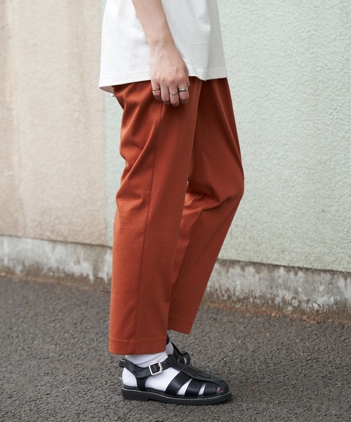 VENCEEXCHANGE（ヴァンスエクスチェンジ）の「ストレッチテーパードパンツ（その他パンツ・レディース・オレンジ系・M/L）」の4枚目の写真
