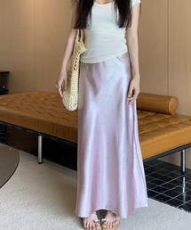 YUGA_YGMC　Satin mermaid skirt