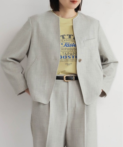 メランジカルゼ ショートジャケット | NOMBRE IMPAIR