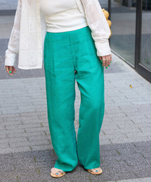B.C STOCK | 《追加4》手洗い可 / フレンチリネンストレートパンツ(その他パンツ)