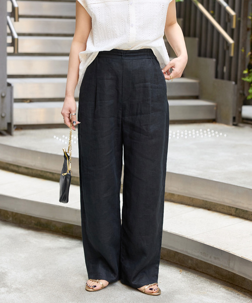 Elisabetta Franchi 洗練 お洒落 リネンブレンド パンツ Elisabetta Franchi BODY - Body