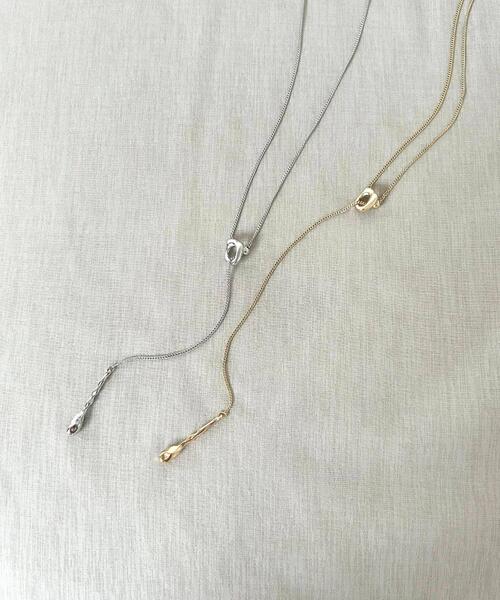 URBAN RESEARCH DOORS（アーバンリサーチドアーズ）の「変形マンテルネックレス（ネックレス・レディース・ゴールド/シルバー・ONE）」の4枚目の写真