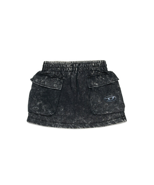 DIESEL(ディーゼル)の「キッズ ミニスカート GIONA(スカート・キッズ・カーキ/ブラック・4Y/10Y/12Y/14Y/6Y/8Y)」の9枚目の写真