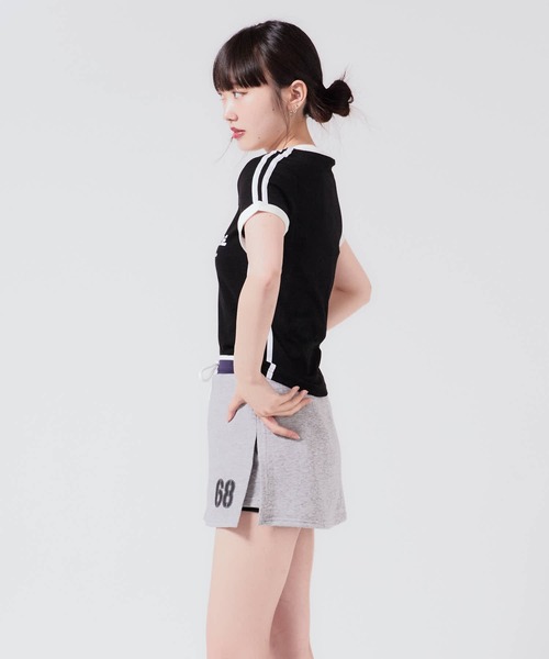 Chick(チック)の「Sports uniform-style tops / スポーツユニフォーム風トップス(Tシャツ/カットソー・レディース・ブラック/グレー/ブルー/ホワイト×レッド/ホワイト/レッド・FREE)」の19枚目の写真