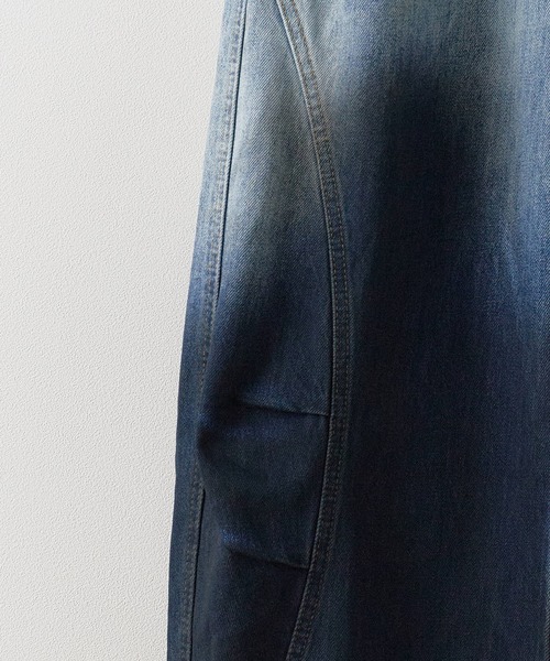 Theater code(シアターコード)の「【26SS再入荷】Gradient design remake style denim / グラデーションデザイン リメイク風デニム(デニムパンツ・メンズ・ブルー・L/M)」の4枚目の写真