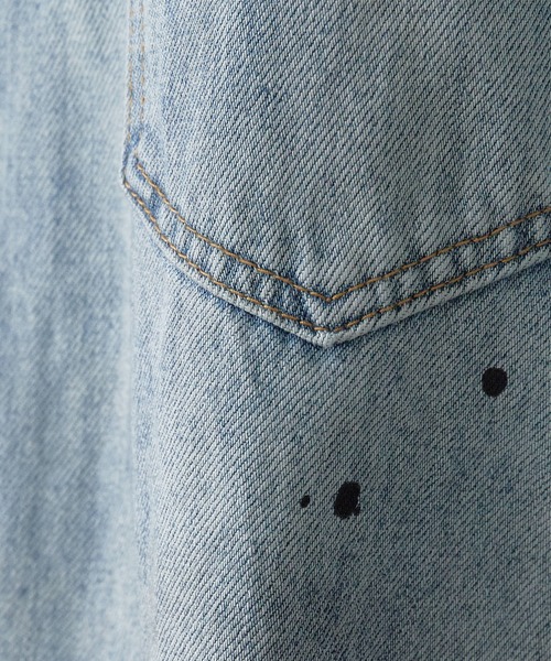 Theater code(シアターコード)の「【26SS再入荷】Gradient design remake style denim / グラデーションデザイン リメイク風デニム(デニムパンツ・メンズ・ブルー・L/M)」の8枚目の写真