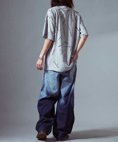 Theater code(シアターコード)の「【26SS再入荷】Gradient design remake style denim / グラデーションデザイン リメイク風デニム(デニムパンツ・メンズ・ブルー・L/M)」の15枚目の写真