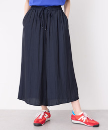 【pas de calais】キレイめガウチョ✴︎ネイビー✴︎美品 ガウチョ」に該当するブルー・ネイビー/青色系のファッション