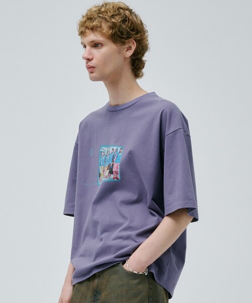 PUBLIC TOKYO(パブリックトウキョウ)の「UNITO サスティナブルフォトTEE(Tシャツ/カットソー・メンズ・ホワイト/パープル/ホワイト系その他/ワイン・1/2)」の17枚目の写真