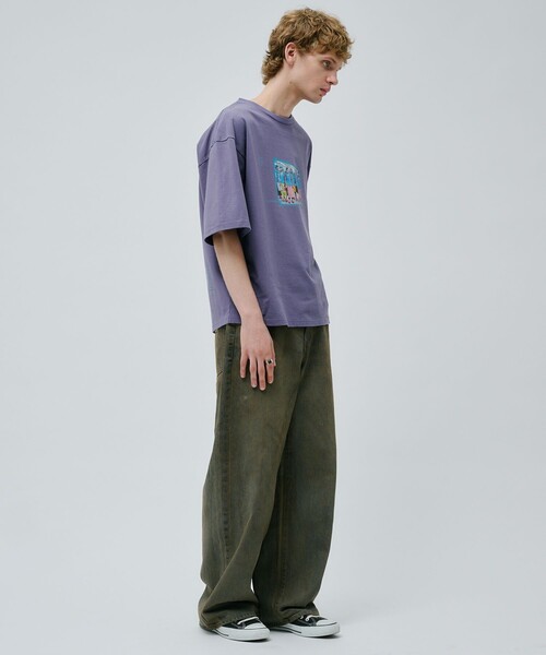 PUBLIC TOKYO(パブリックトウキョウ)の「UNITO サスティナブルフォトTEE(Tシャツ/カットソー・メンズ・ホワイト/パープル/ホワイト系その他/ワイン・1/2)」の14枚目の写真
