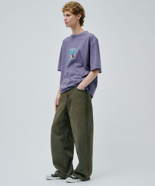 PUBLIC TOKYO(パブリックトウキョウ)の「UNITO サスティナブルフォトTEE(Tシャツ/カットソー・メンズ・ホワイト/パープル/ホワイト系その他/ワイン・1/2)」の13枚目の写真