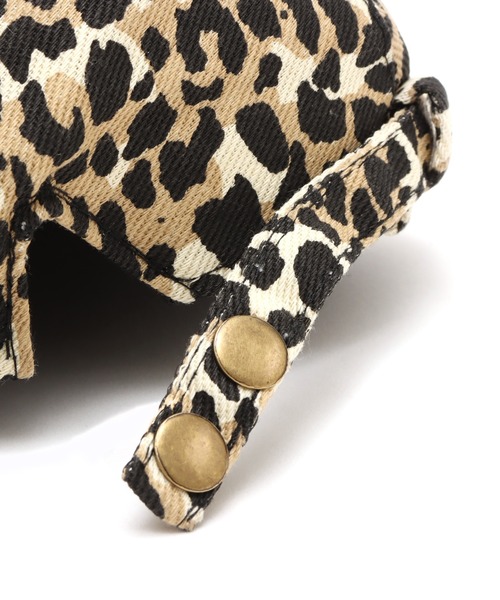 atmos pink（アトモスピンク）の「atmos pink Leopard Hunting Cap / アトモス ピンク レオパード ハンティング キャップ（ハンチング/ベレー帽・レディース・レオパード・FREE）」の5枚目の写真