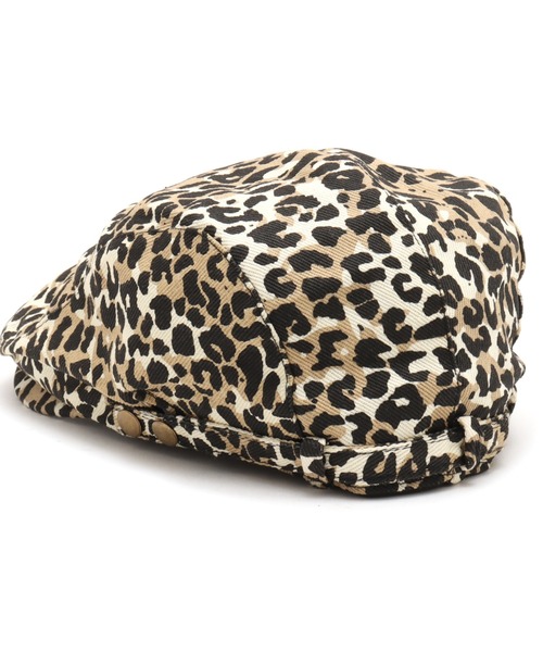 atmos pink（アトモスピンク）の「atmos pink Leopard Hunting Cap / アトモス ピンク レオパード ハンティング キャップ（ハンチング/ベレー帽・レディース・レオパード・FREE）」の2枚目の写真