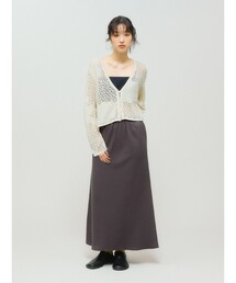 MIDIUMISOLID（ミディウミソリッド）の「MIDIUMISOLID for Ladies スウェットフレアロングスカート（スカート）」