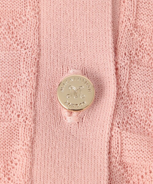 MACKINTOSH LONDON(マッキントッシュ ロンドン)の「シアーアンドリューニットポロシャツ(ポロシャツ・レディース・ネイビー/ベージュ/ピンク系その他2・38/40)」の15枚目の写真