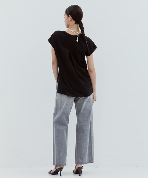 ブラウス シャツ 「KANEMASA/カネマサ」「STUDIOUS別注」French Sleeve Shirt/フレンチスリーブシャツ/カットソー レ KANEMASA/カネマサ】《STUDIOUS別注》French Sleeve Shirt