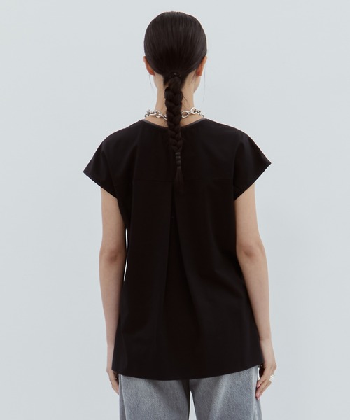 ブラウス シャツ 「KANEMASA/カネマサ」「STUDIOUS別注」French Sleeve Shirt/フレンチスリーブシャツ/カットソー レ KANEMASA/カネマサ】《STUDIOUS別注》French Sleeve Shirt