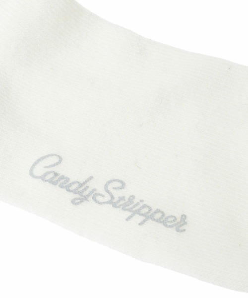 Candy Stripper（キャンディストリッパー）の「LINE RIB HIGH ソックス（ソックス/靴下・レディース・ホワイト×ブラック/ブラック×ホワイト/ブラック×グレー・FREE）」の8枚目の写真