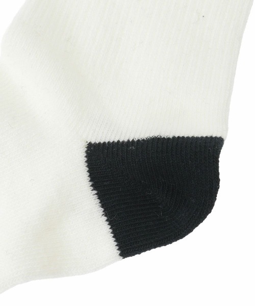 Candy Stripper（キャンディストリッパー）の「LINE RIB HIGH ソックス（ソックス/靴下・レディース・ホワイト×ブラック/ブラック×ホワイト/ブラック×グレー・FREE）」の6枚目の写真