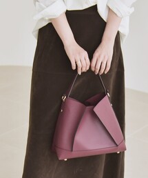 quaranciel: 2way コンビ ワンハンドル ショルダー バッグ