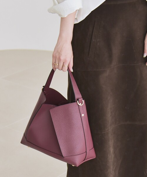 quaranciel: 2way コンビ ワンハンドル ショルダー バッグ（ショルダー