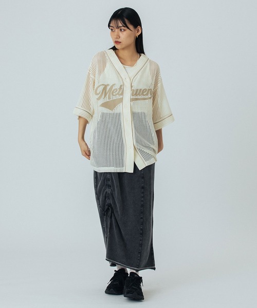 ROSE BUD（ローズバッド）の「FADET LONG SKIRT（スカート・レディース・ライトブルー/チャコールグレー・ONE SIZE）」の12枚目の写真