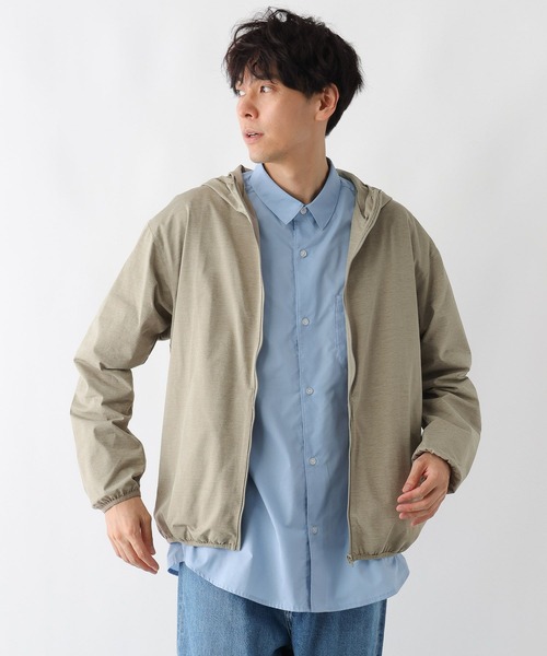 FOUND GOOD（ファウンドグッド）の「ポリテンジクパーカー（パーカー・メンズ・ブラック/ベージュ/グレー系8・M/L/XL）」の3枚目の写真