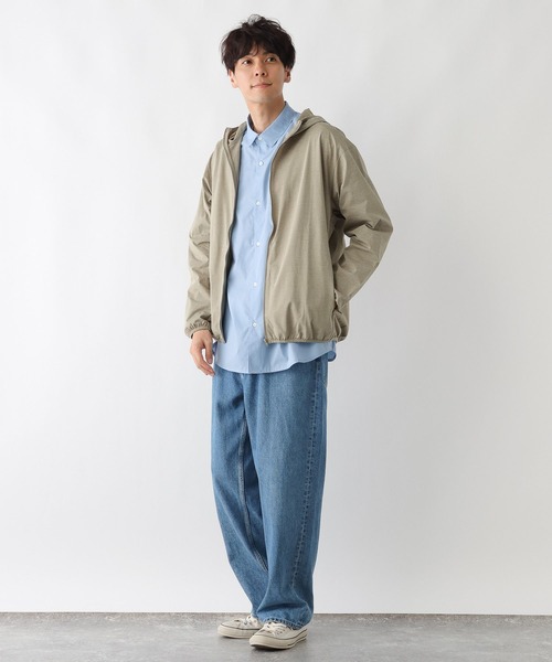 FOUND GOOD（ファウンドグッド）の「ポリテンジクパーカー（パーカー・メンズ・ブラック/ベージュ/グレー系8・M/L/XL）」の13枚目の写真