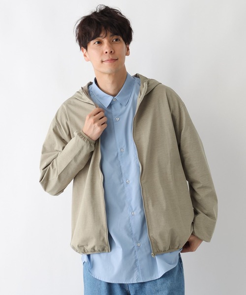 FOUND GOOD（ファウンドグッド）の「ポリテンジクパーカー（パーカー・メンズ・ブラック/ベージュ/グレー系8・M/L/XL）」の14枚目の写真