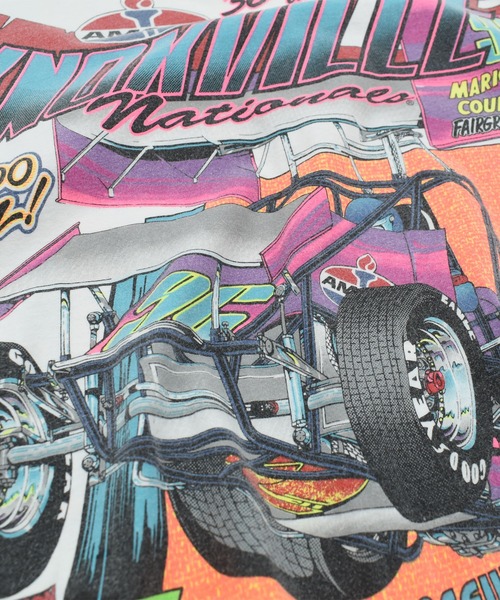 HANES(ヘインズ)の「【USED】90’s Hanes “Knoxville Nationals” レーシング Tシャツ USA製(Tシャツ/カットソー・メンズ・ホワイト・X-LARGE)」の3枚目の写真
