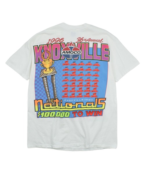 HANES(ヘインズ)の「【USED】90’s Hanes “Knoxville Nationals” レーシング Tシャツ USA製(Tシャツ/カットソー・メンズ・ホワイト・X-LARGE)」の8枚目の写真