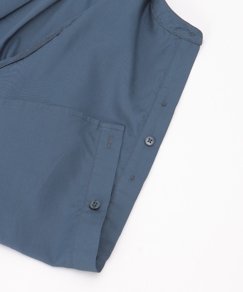 ikka（イッカ）の「【親子コーデ】マルチWAYバンドカラーシャツ（110~160cm）（シャツ/ブラウス・キッズ・オフホワイト/ブルー・L/S/M/XL/XS）」の18枚目の写真